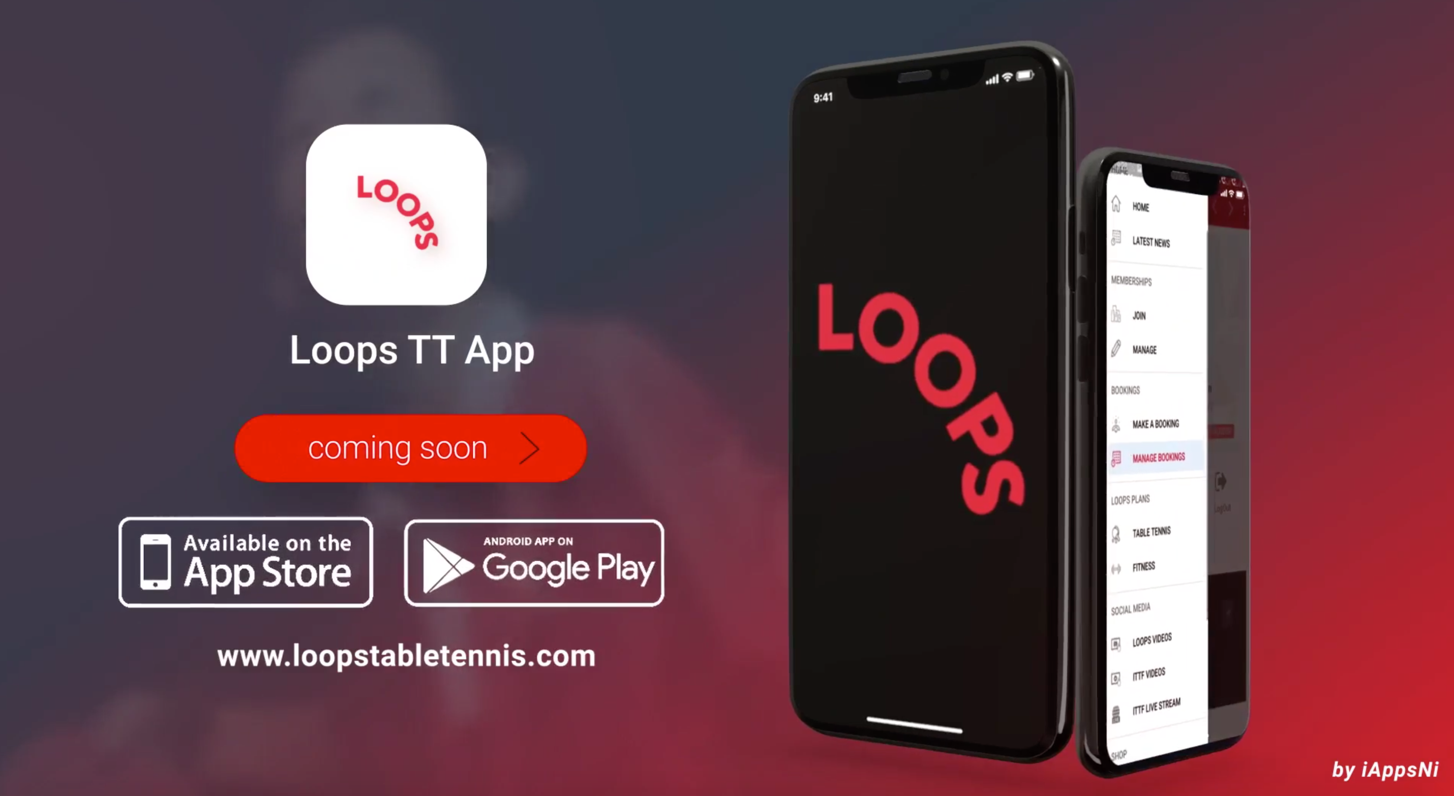 LOOPS TTC on App Store & Google Play Loops Table Tennis Centre
